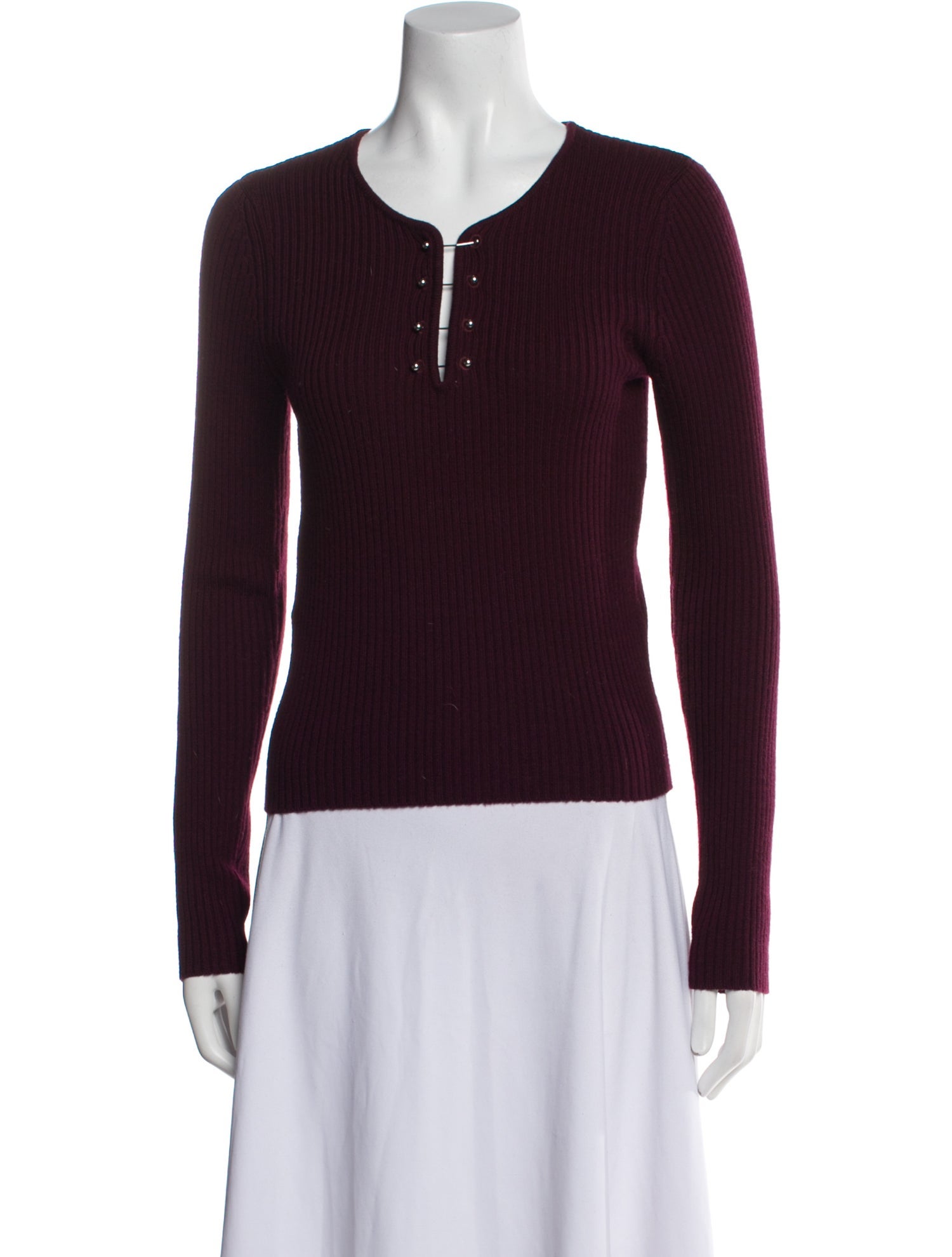 Derek Lam 10 Crosby Wool Scoop Neck Sweater