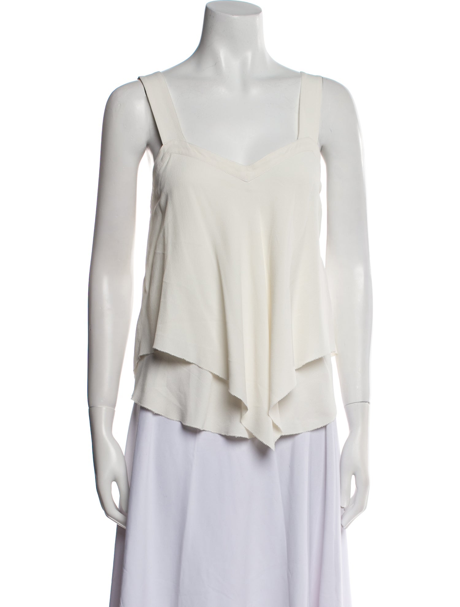 Derek Lam 10 Crosby V-Neck Sleeveless Top