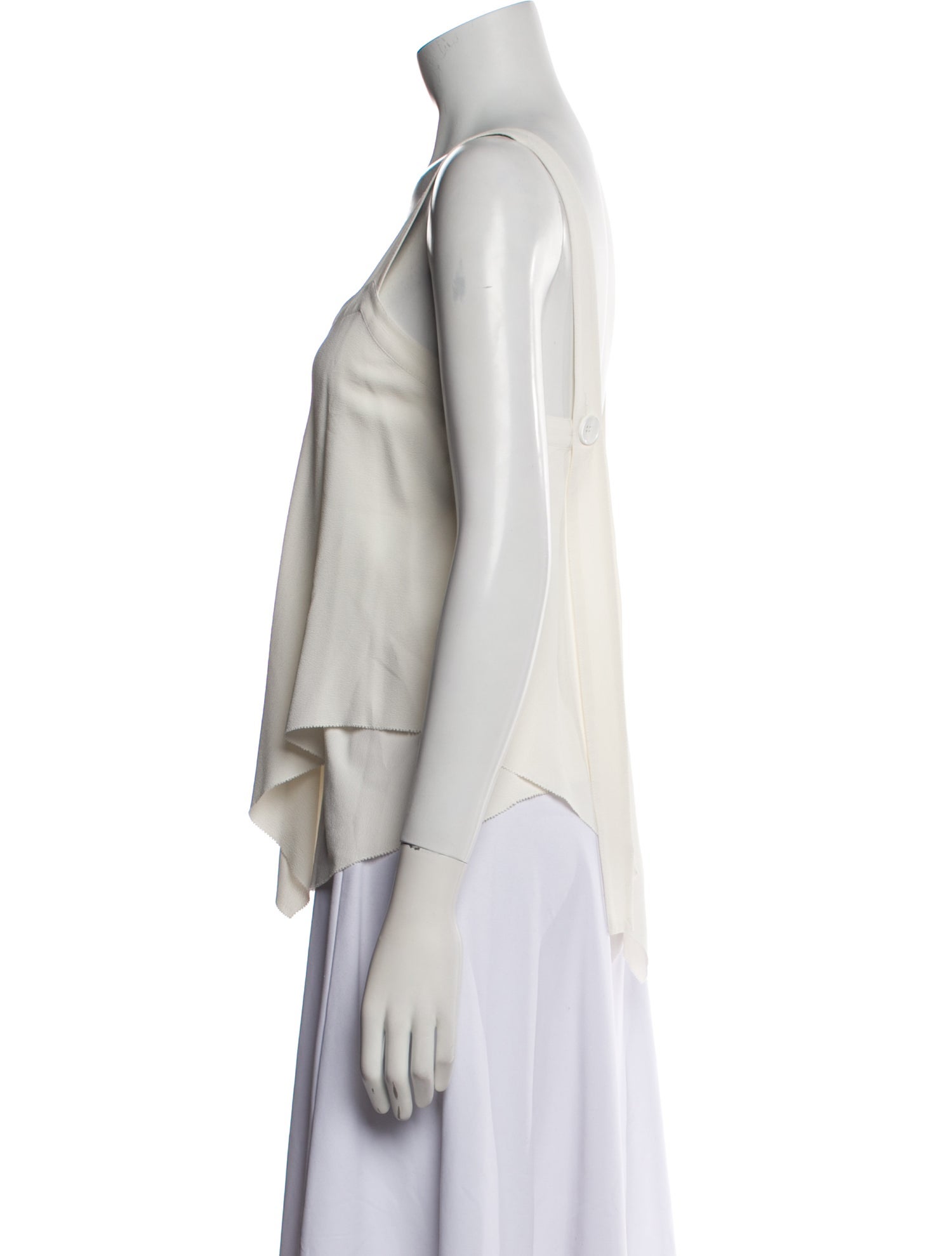 Derek Lam 10 Crosby V-Neck Sleeveless Top