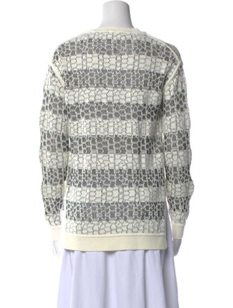 Derek Lam 10 Crosby Striped Crew Neck Sweater