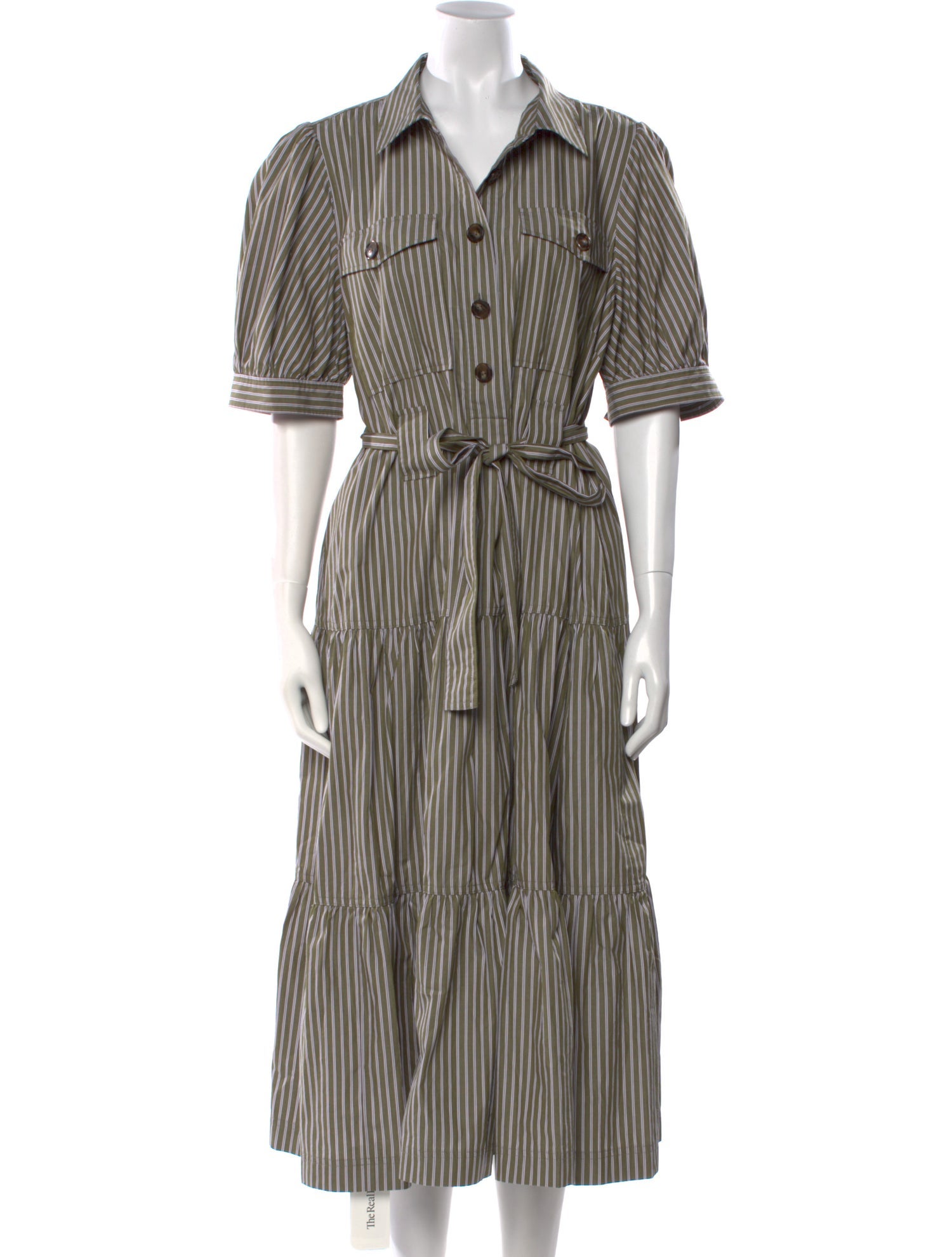 Derek Lam 10 Crosby Striped Long Dress