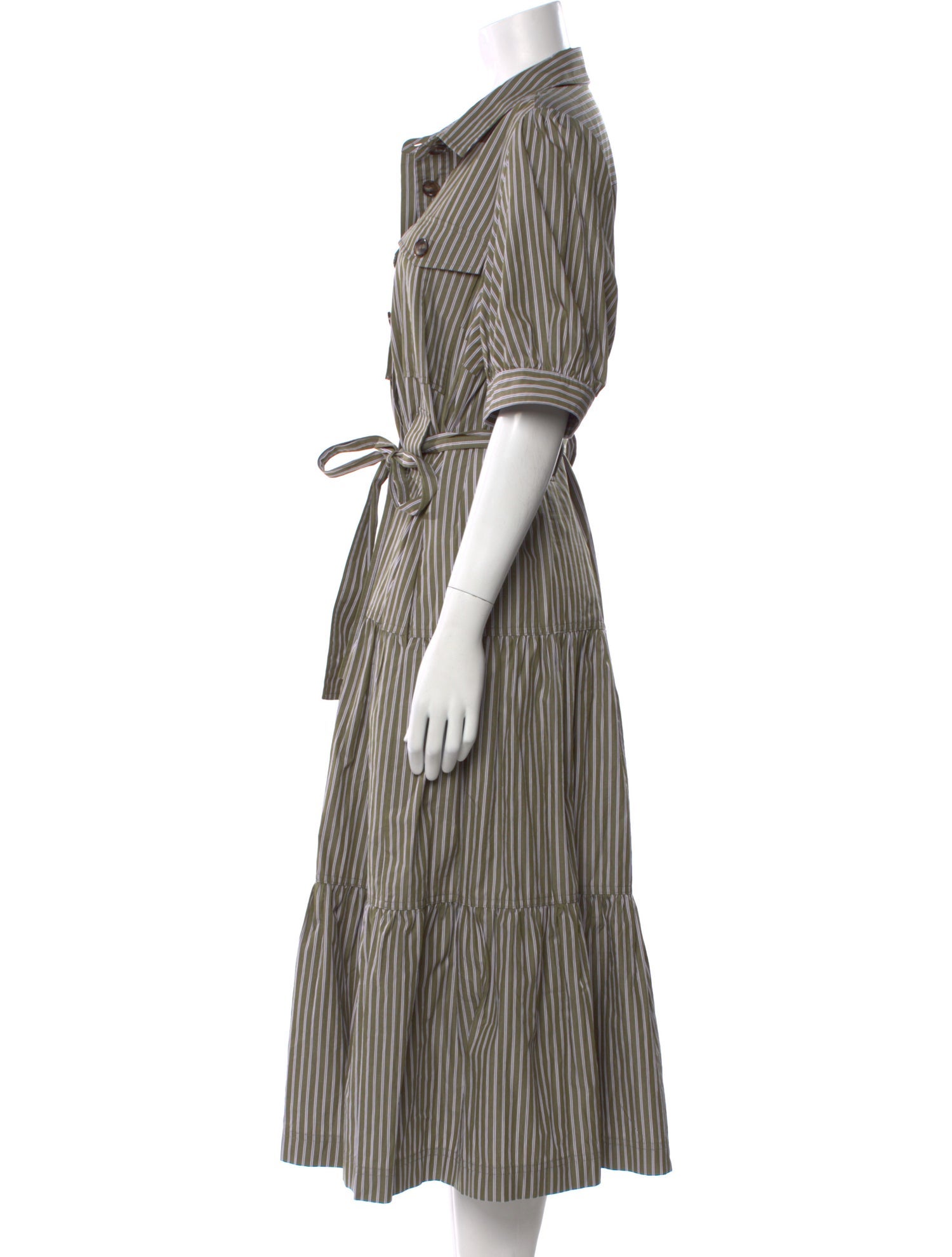 Derek Lam 10 Crosby Striped Long Dress