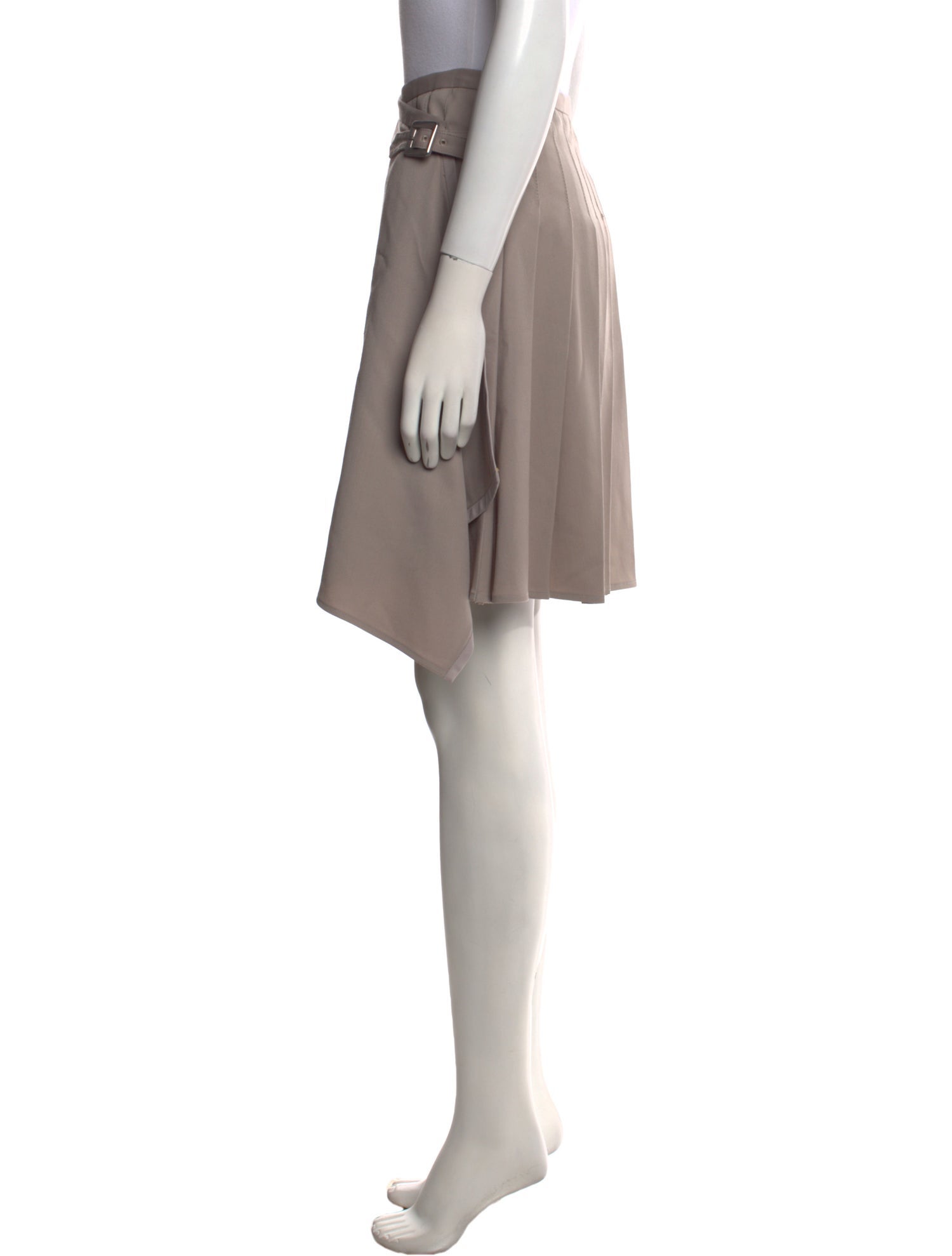 Derek Lam 10 Crosby Pleated Accents Mini Skirt