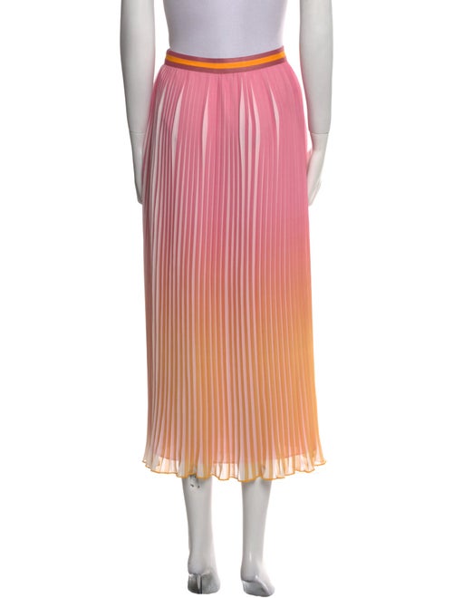 Derek Lam 10 Crosby Tie-Dye Print Midi Length Skirt