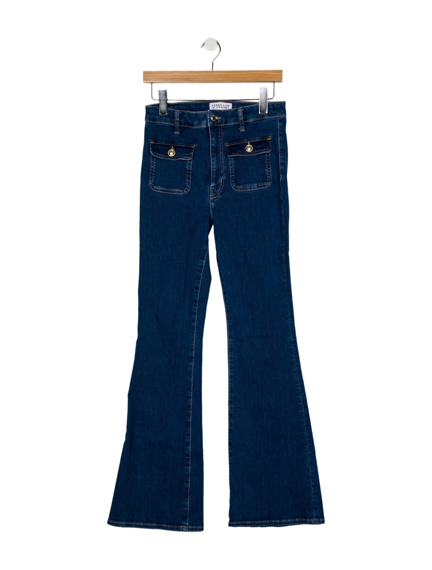 Derek Lam 10 Crosby High-Rise Wide Leg Jeans