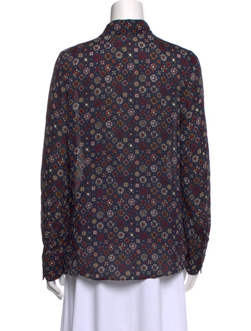 Derek Lam 10 Crosby Silk Floral Print Blouse