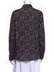 Derek Lam 10 Crosby Silk Floral Print Blouse