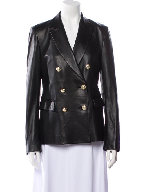 Derek Lam 10 Crosby Leather Blazer