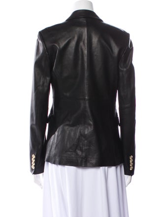 Derek Lam 10 Crosby Leather Blazer