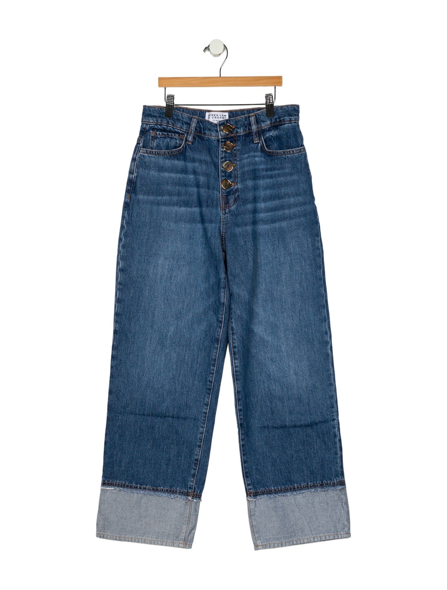 Derek Lam 10 Crosby High-Rise Wide Leg Jeans