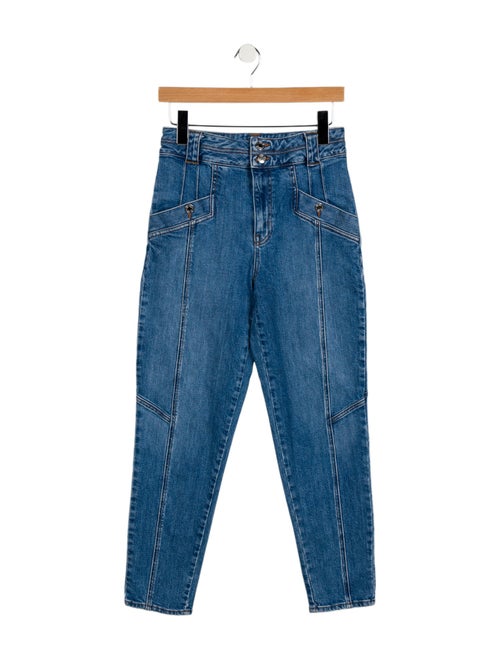 Derek Lam 10 Crosby High-Rise Straight Leg Jeans