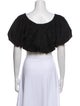 Derek Lam 10 Crosby Scoop Neck Short Sleeve Crop Top