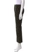 Derek Lam 10 Crosby Animal Print Wide Leg Pants
