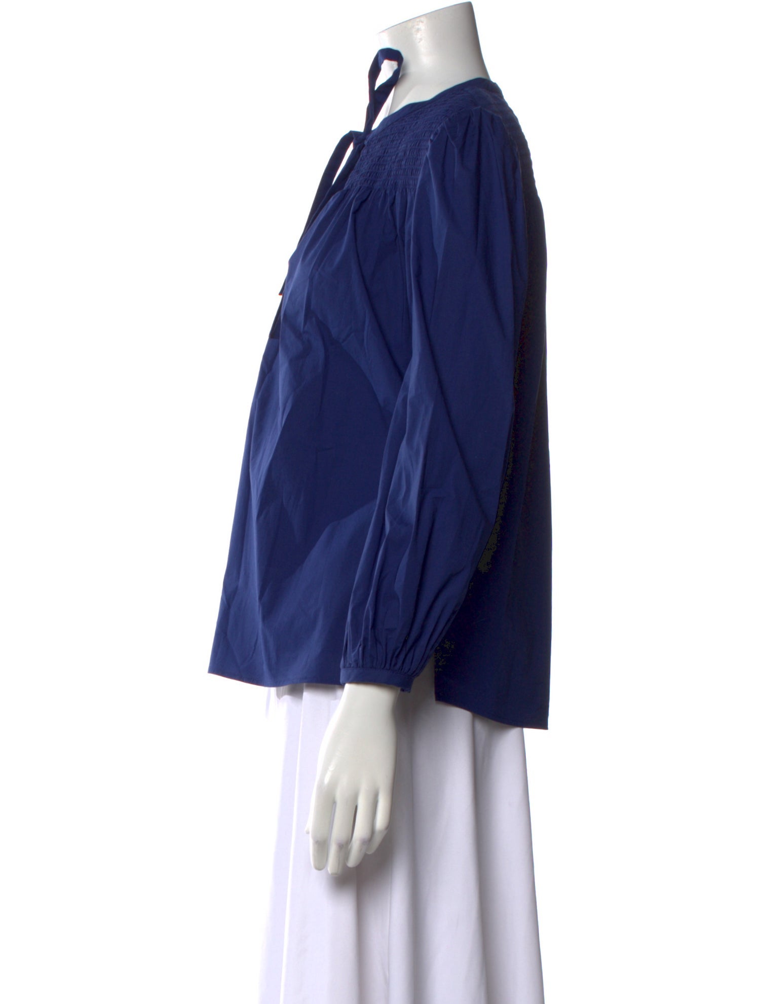 Derek Lam 10 Crosby V-Neck Three-Quarter Sleeve Top