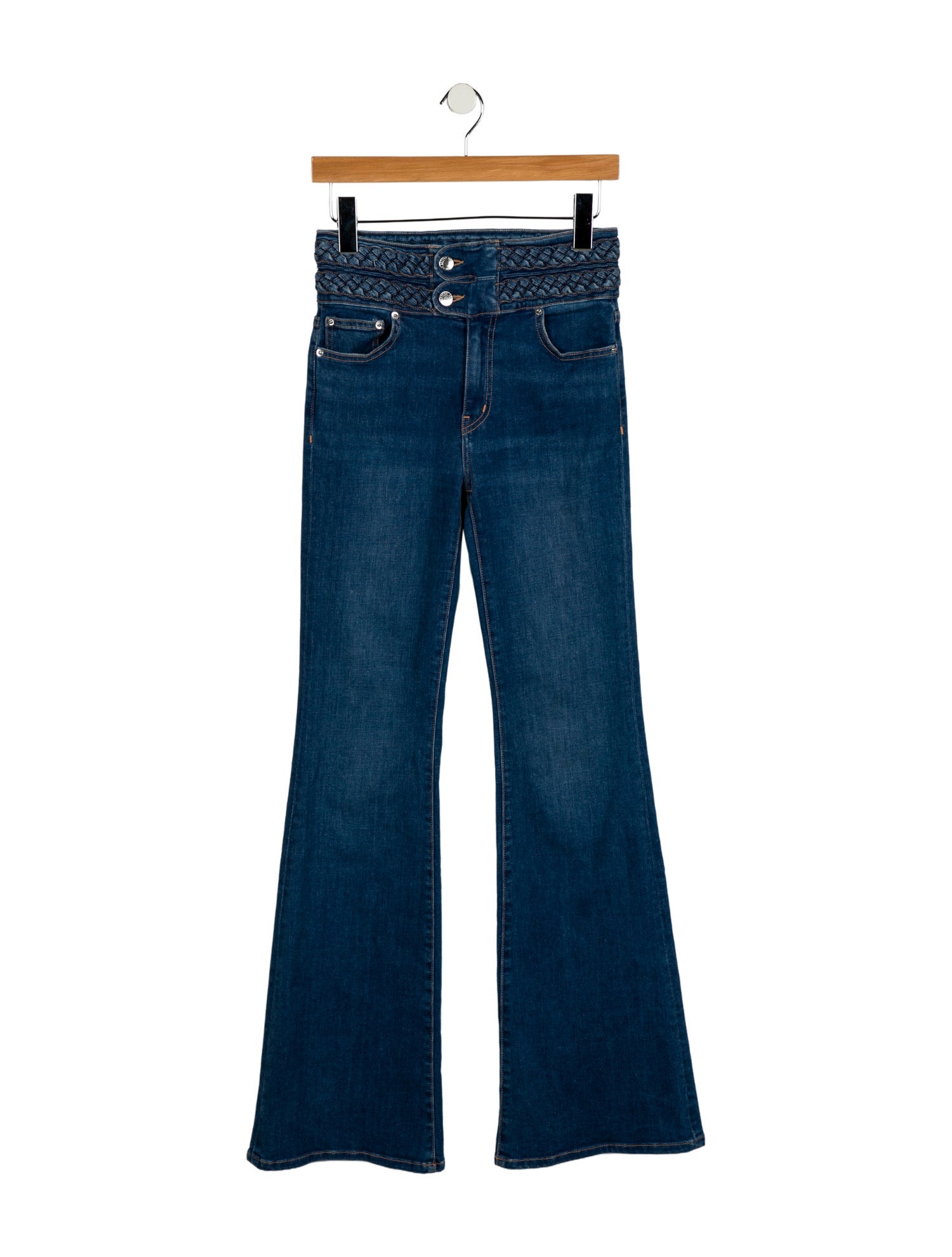 Derek Lam 10 Crosby High-Rise Wide Leg Jeans
