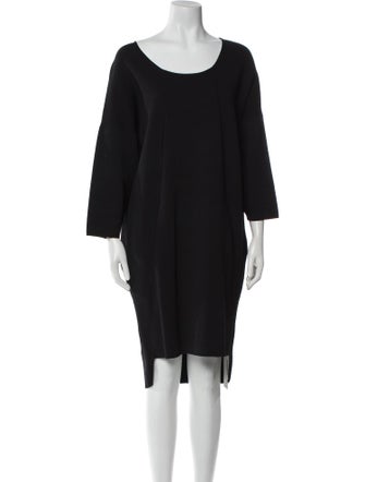 Derek Lam 10 Crosby Scoop Neck Knee-Length Dress
