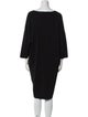 Derek Lam 10 Crosby Scoop Neck Knee-Length Dress