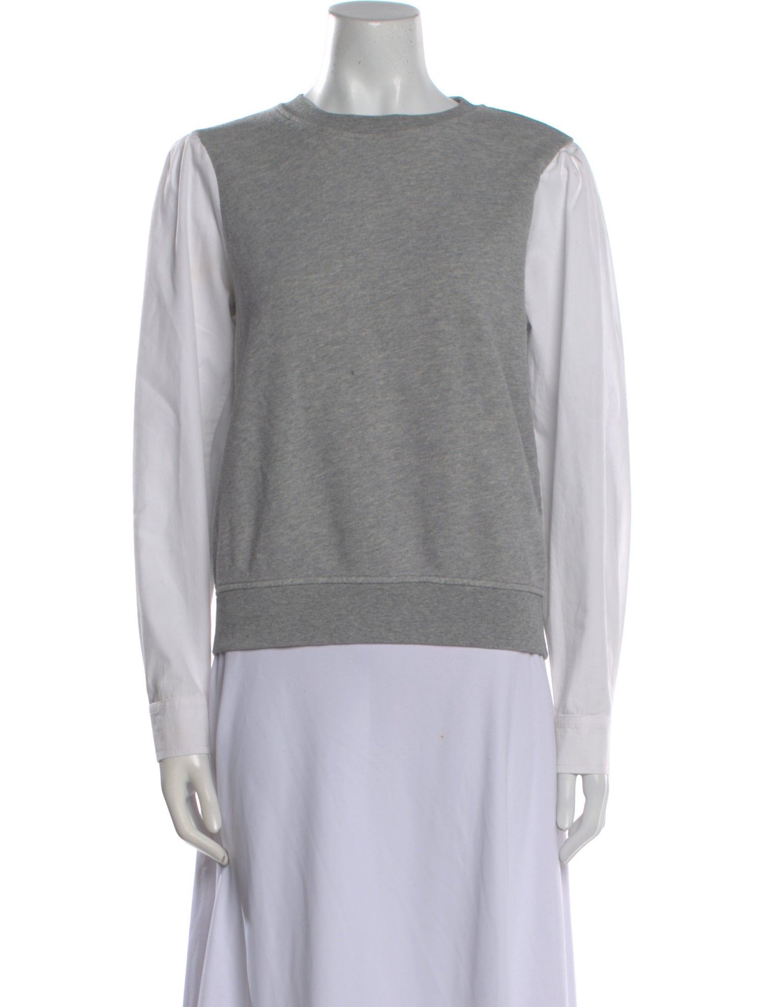 Derek Lam 10 Crosby Crew Neck Long Sleeve Sweatshirt