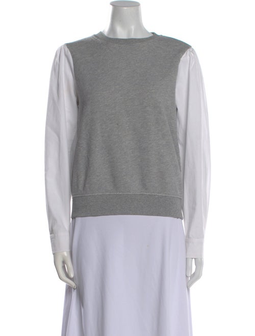 Derek Lam 10 Crosby Crew Neck Long Sleeve Sweatshirt