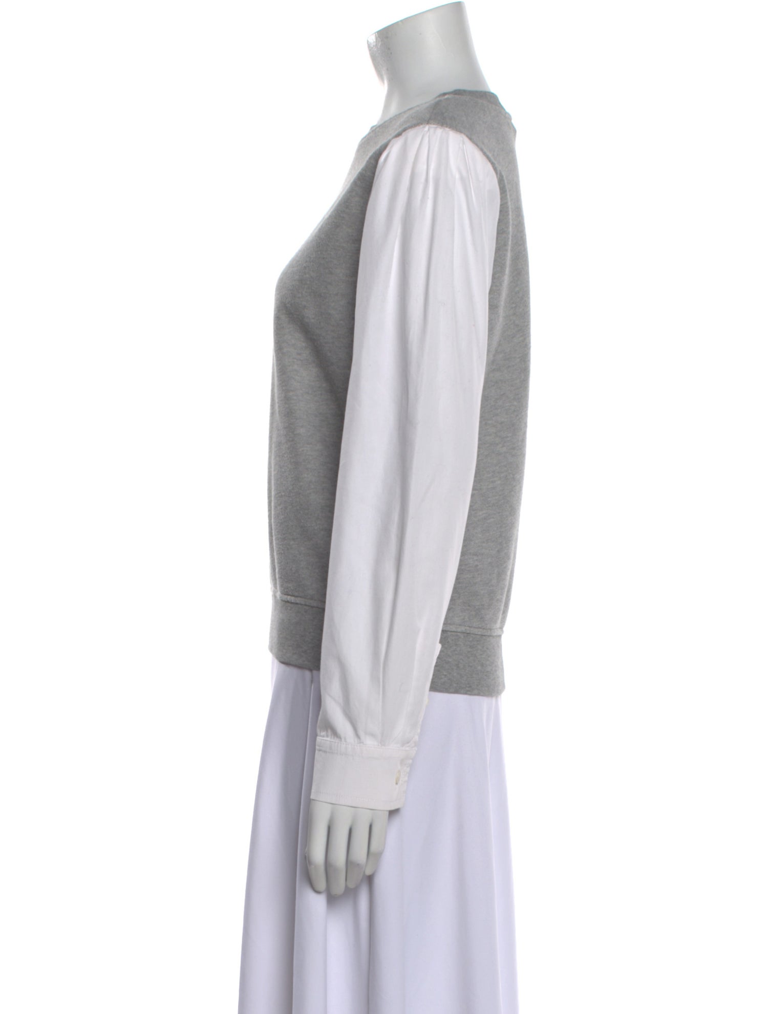 Derek Lam 10 Crosby Crew Neck Long Sleeve Sweatshirt