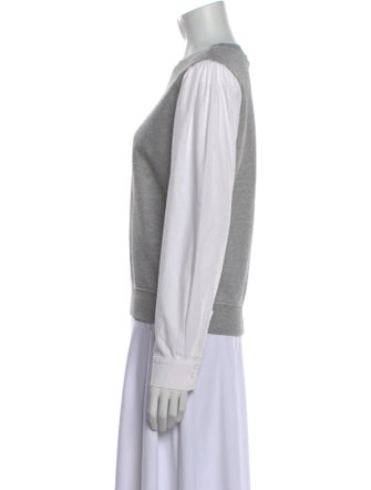 Derek Lam 10 Crosby Crew Neck Long Sleeve Sweatshirt