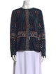 Derek Lam 10 Crosby Silk Printed Blouse
