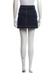 Derek Lam 10 Crosby Whipstitch Trim Mini Skirt