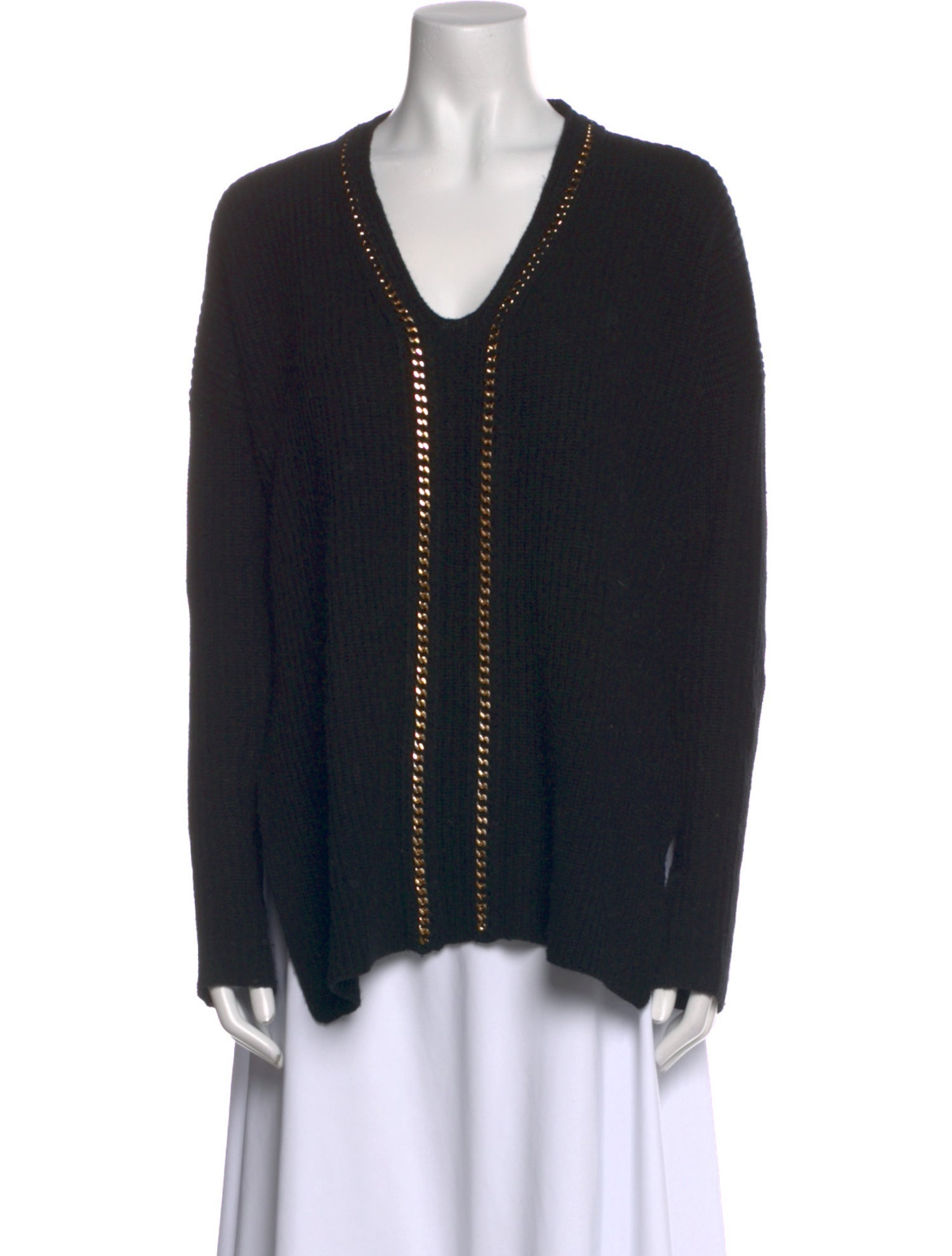Derek Lam 10 Crosby Wool V-Neck Sweater