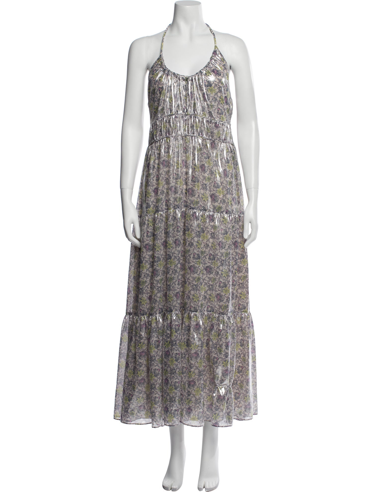 Derek Lam 10 Crosby Printed Long Dress