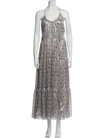 Derek Lam 10 Crosby Printed Long Dress