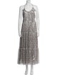 Derek Lam 10 Crosby Printed Long Dress