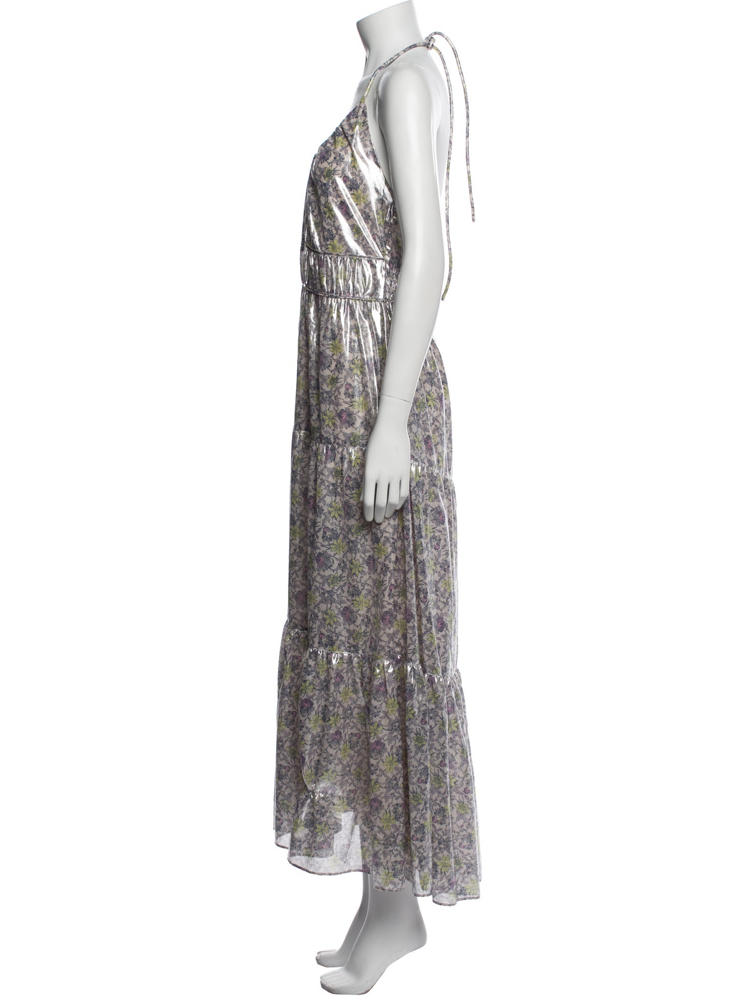 Derek Lam 10 Crosby Printed Long Dress
