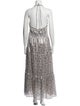 Derek Lam 10 Crosby Printed Long Dress