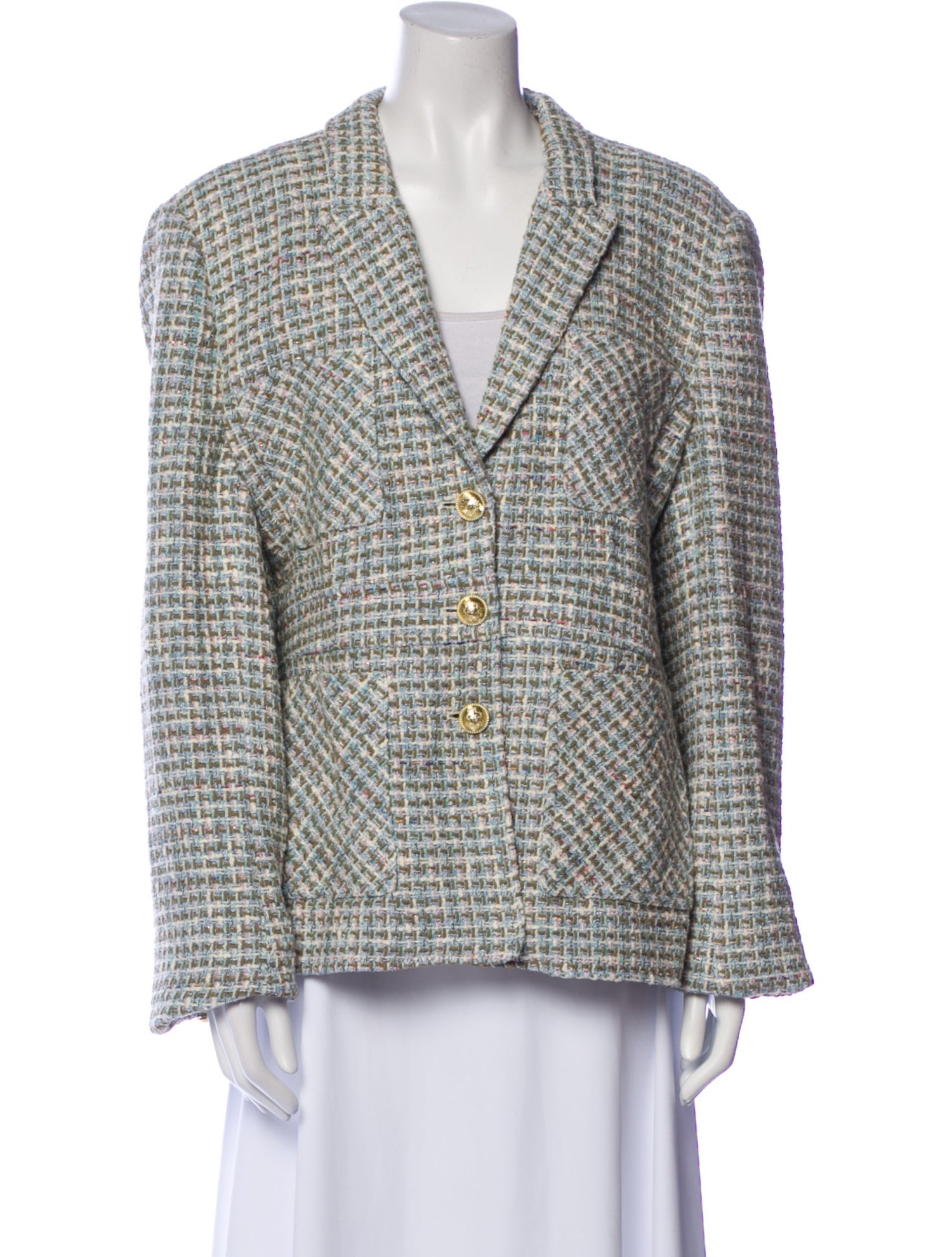 Derek Lam 10 Crosby Plaid Print Blazer w/ Tags