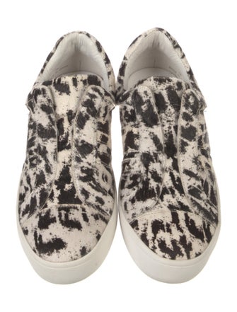 Derek Lam 10 Crosby Ponyhair Animal Print Sneakers