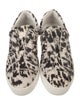 Derek Lam 10 Crosby Ponyhair Animal Print Sneakers