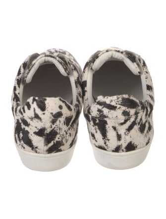 Derek Lam 10 Crosby Ponyhair Animal Print Sneakers