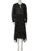 Derek Lam 10 Crosby Printed Glitter Accents Skirt Set