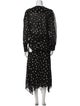Derek Lam 10 Crosby Printed Glitter Accents Skirt Set
