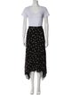 Derek Lam 10 Crosby Printed Glitter Accents Skirt Set