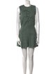Derek Lam 10 Crosby Linen Crew Neck Romper