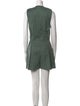 Derek Lam 10 Crosby Linen Crew Neck Romper