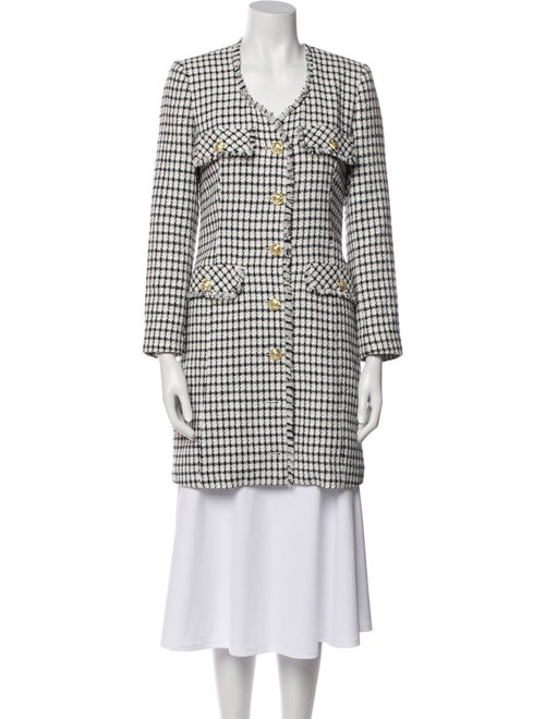Derek Lam 10 Crosby Houndstooth Print Evening Jacket