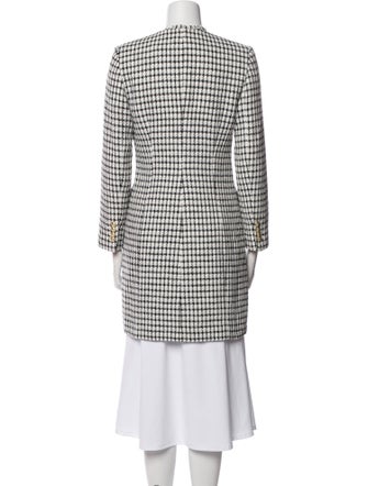 Derek Lam 10 Crosby Houndstooth Print Evening Jacket
