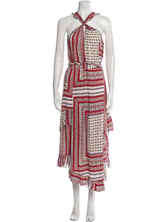 Derek Lam 10 Crosby Printed Long Dress
