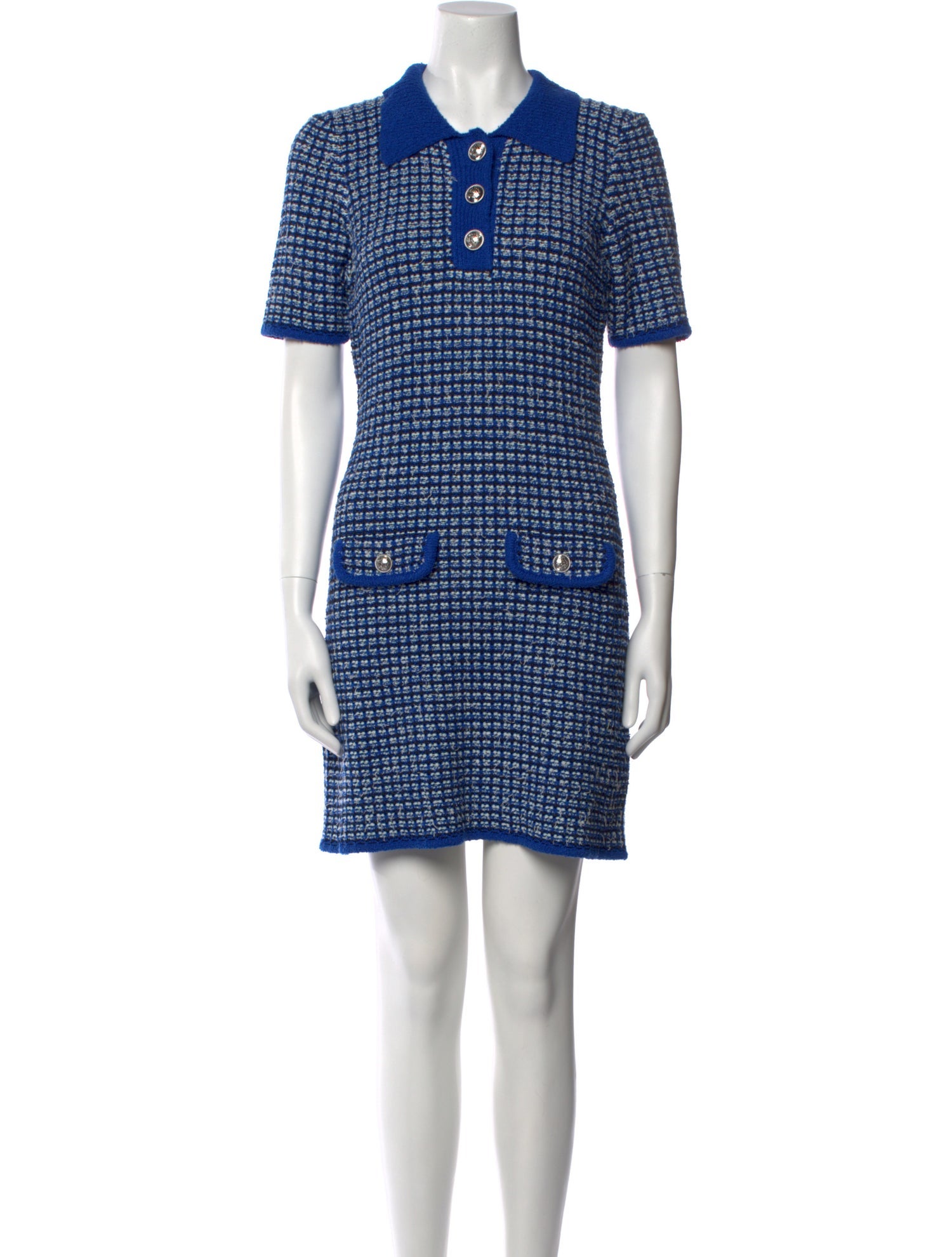 Derek Lam 10 Crosby Plaid Print Mini Dress w/ Tags