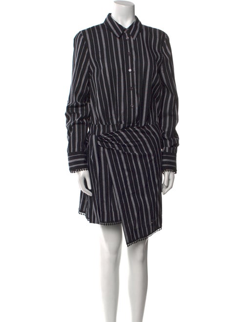 Derek Lam 10 Crosby Striped Knee-Length Dress