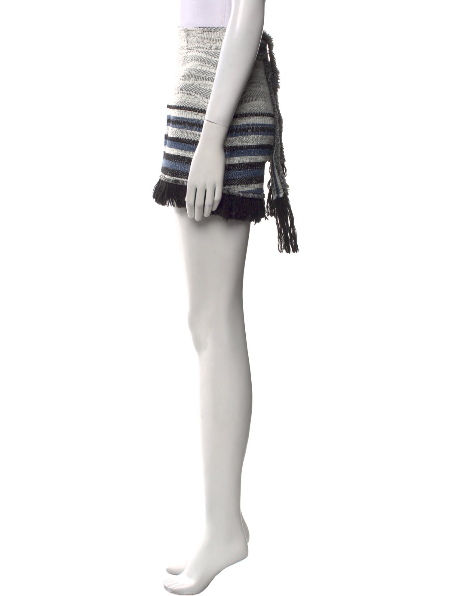Derek Lam 10 Crosby Striped Mini Skirt