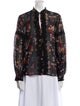 Derek Lam 10 Crosby Silk Floral Print Blouse