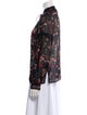 Derek Lam 10 Crosby Silk Floral Print Blouse